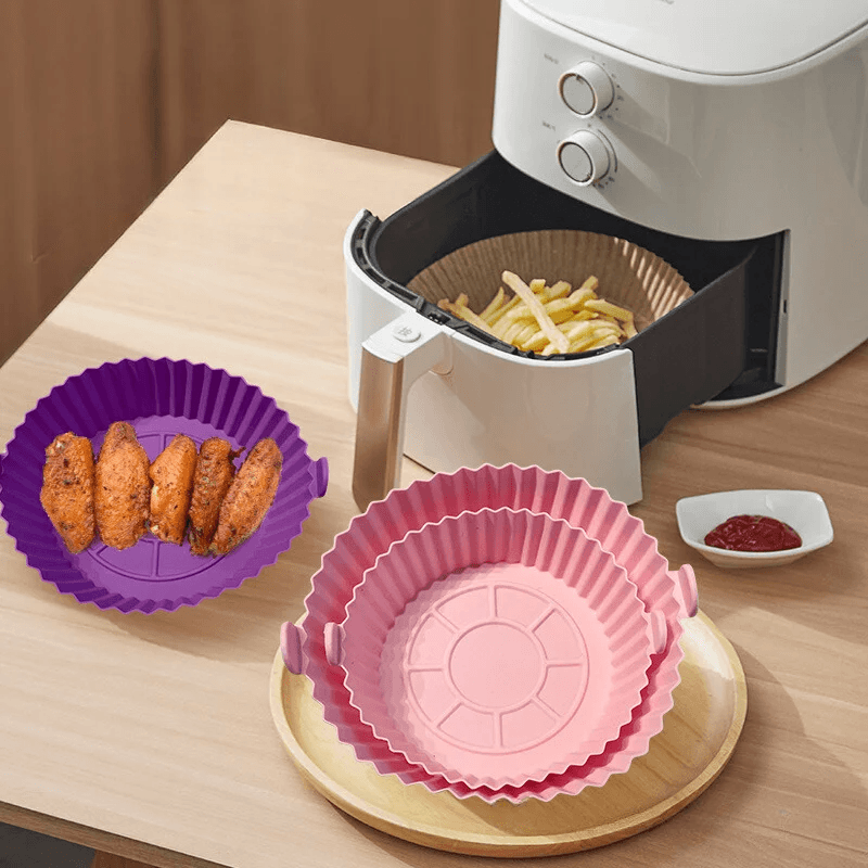 KIT 6 FORMAS DE SILICONE PARRA AIR FRYER