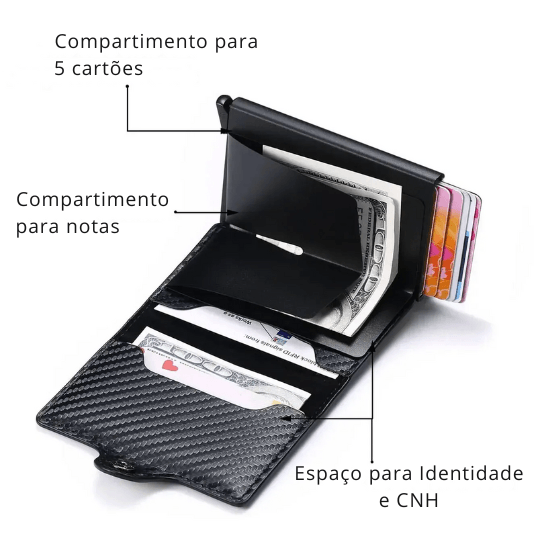 CARTEIRA ULTRA SLIM LUXO