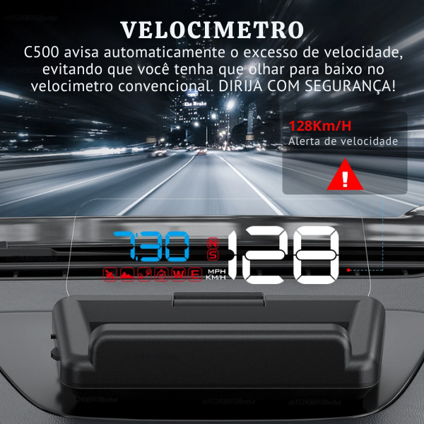 PROJETOR DE VELOCIMETRO GEYIREN C500