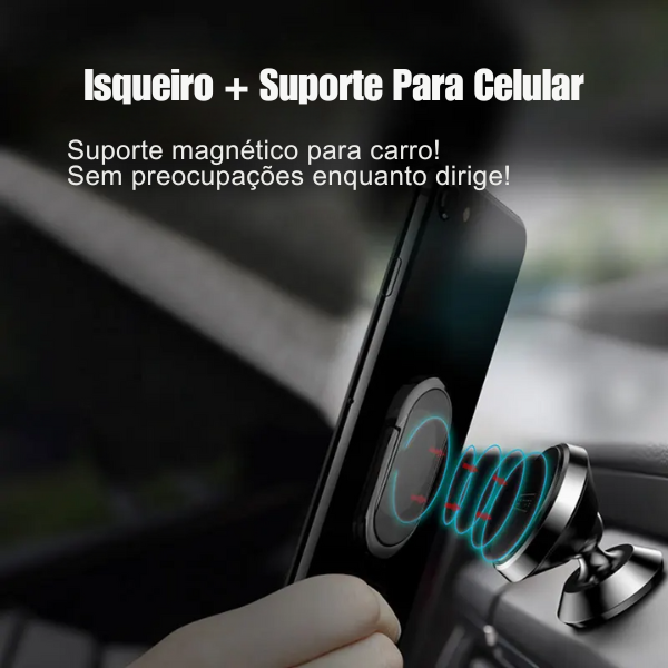 SUPORTE DE CELULAR COM ISQUEIRO